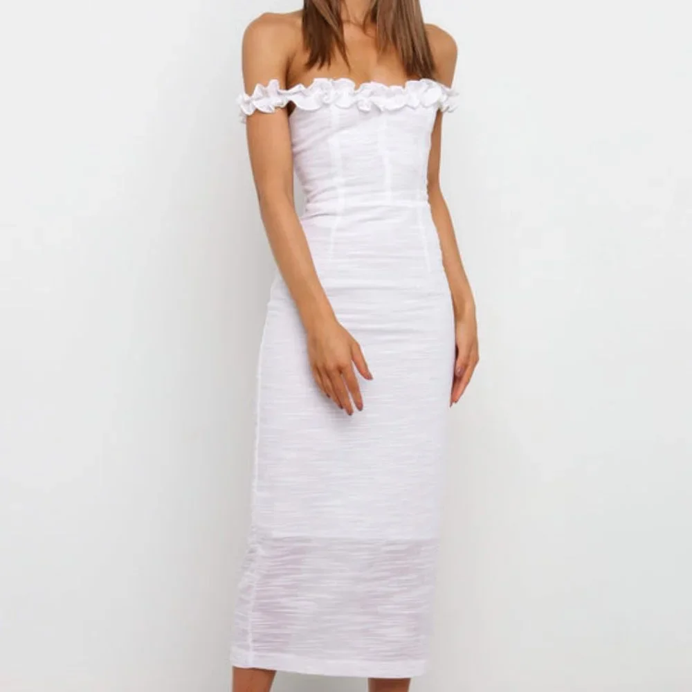 NWOT PETAL & PUP FLOREZ DRESS IN WHITE - Picture 5 of 9
